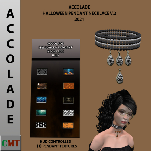 BXD ACCOLADE HALLOWEEN PENDANT NECKLACE V.2