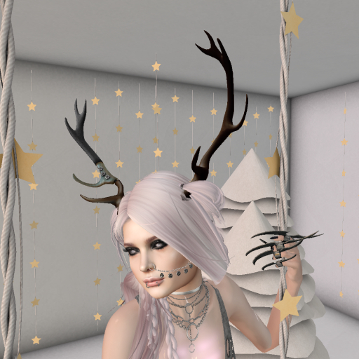 +Half-Deer+ Stag Antlers - Restored (Industrial) RARE