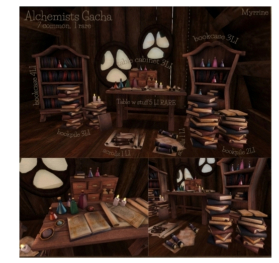 Alchemists Gacha table RARE