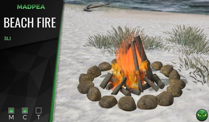 MadPea Beach Fire