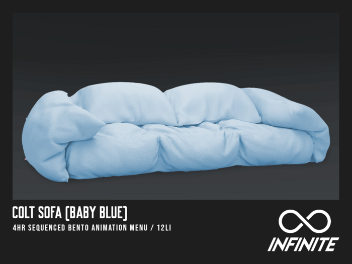Infinite - Colt' Sofa (PG) *Baby Blue