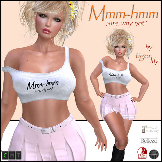 Tigerlily Designs Mmm-hmm Crop Top