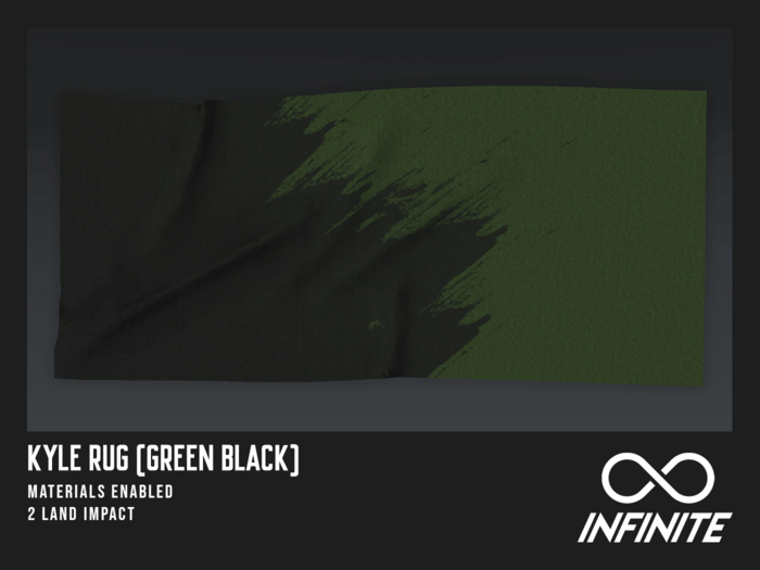 Infinite - Kyle Rug (GreenBlack)