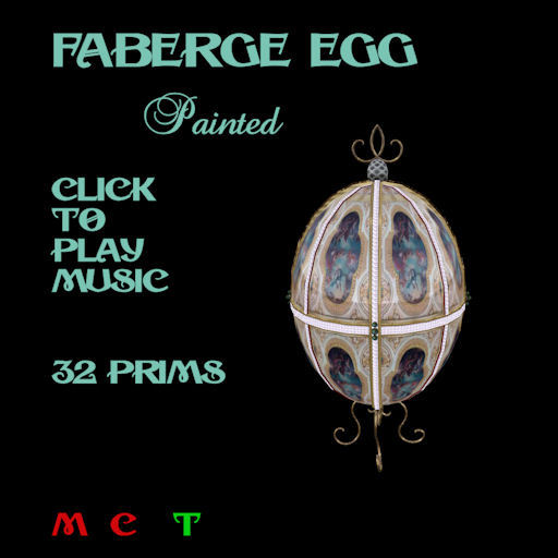 Faberge Egg - Painted - Boxed