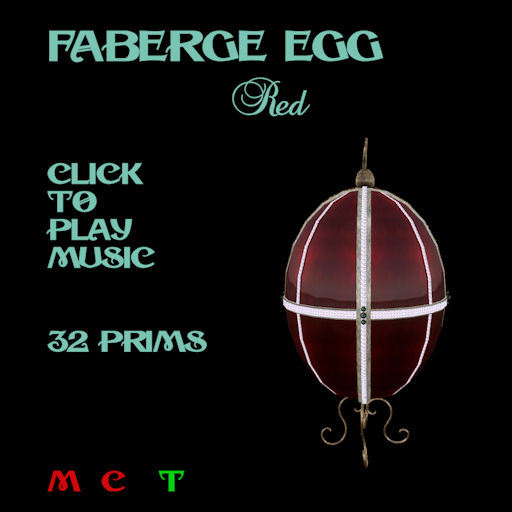 Faberge Egg - Red - Boxed