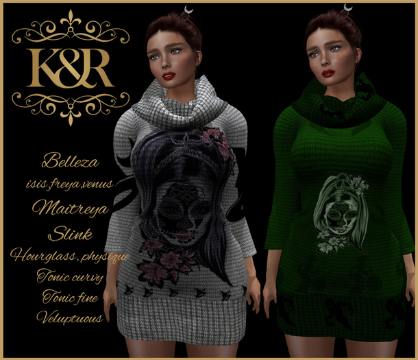 Demo Martha Turtleneck pullover. Halloween. Belleza, Slink, Mai