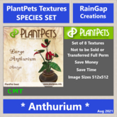 PLANTPETS TEXTURES SET ANTHURIUM (8)