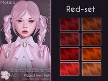 [^.^Ayashi^.^] Makina hair-Red set