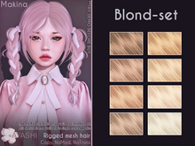 [^.^Ayashi^.^] Makina hair-Blond set