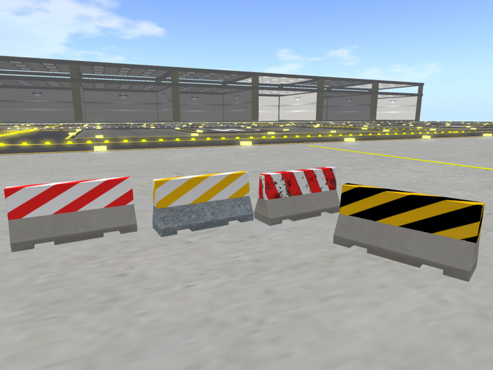 %100 mesh multiface road block