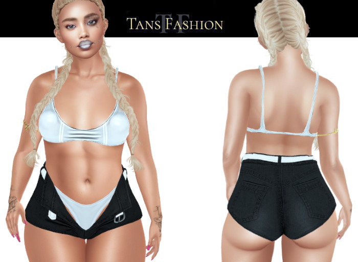 *-*Tans*-* 4d Shorts Outfit