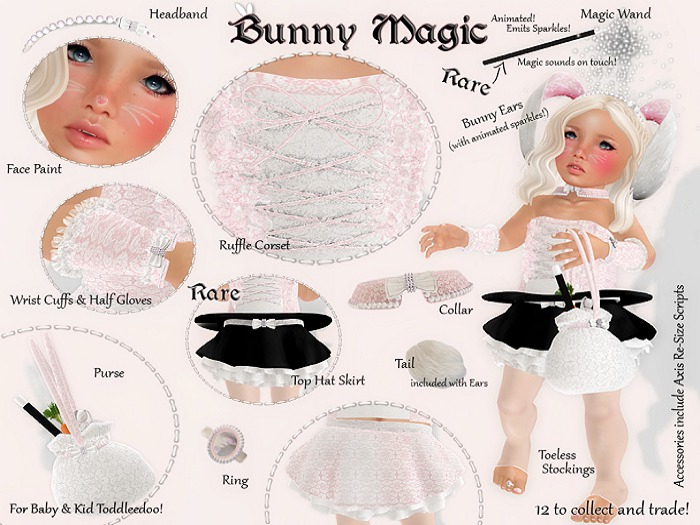 ToddleTeeZ - Bunny Magic - Collar - B 