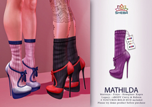 [Sheba] Mathilda Heels *Bold (FREYA /HOURGLASS /MAITREYA / KUPRA /EBODY REBORN & CURVY /LEGACY)