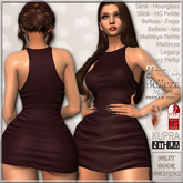 Lil Bit Ruched Tank - Burgundy: Belleza Freya, Isis, Maitreya, Legacy & Perky, Inithium Kupra, Slink Hourglass, Standard
