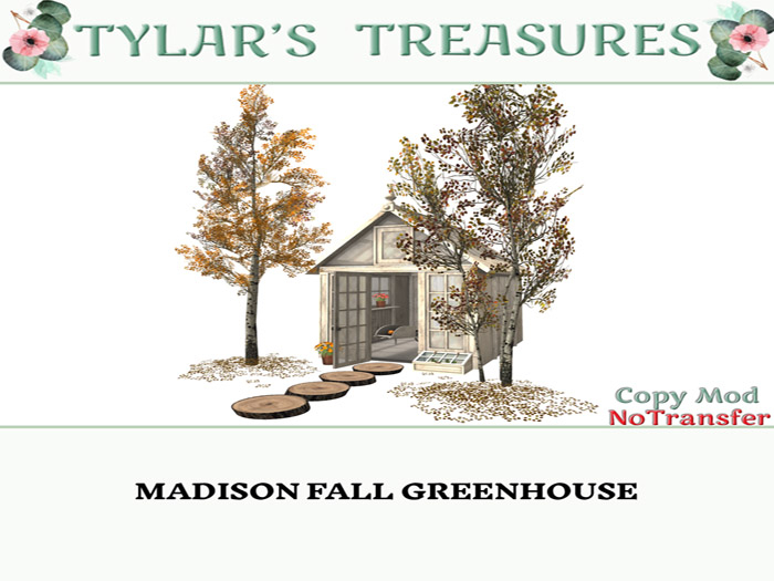.:TT:.  MADISON FALL GREENHOUSE BOXED