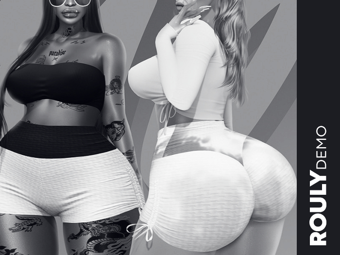 ROULY :: MO Bounce Spandex Shorts - DEMO