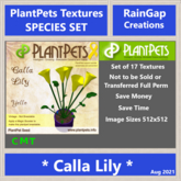 PLANTPETS TEXTURES SET CALLA LILY (17)