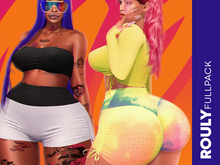 ROULY :: MO Bounce Spandex Shorts - Fullpack