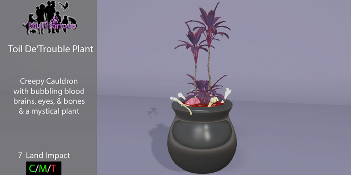 *M* Toil De'Trouble Plant (wear to unpack)