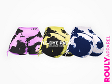 ROULY :: MO Bounce Spandex Shorts - Tie-Dye Pack