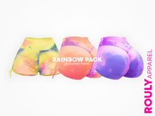 ROULY :: MO Bounce Spandex Shorts - Rainbow Pack