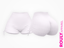 ROULY :: MO Bounce Spandex Shorts - White