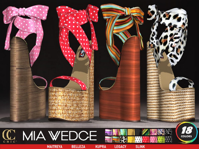 [CHIC] MIA WEDGES