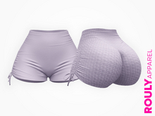 ROULY :: MO Bounce Spandex Shorts - Platinum