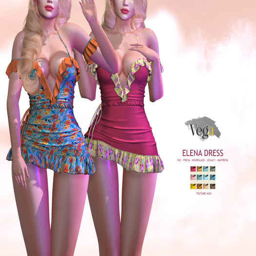 VEGA Design : Mesh Elena Dress