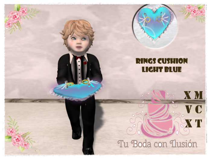 light blue ring cushion (abrir)