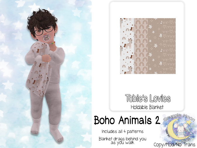 {SMK} Tobie's Lovie | Boho Animals 2