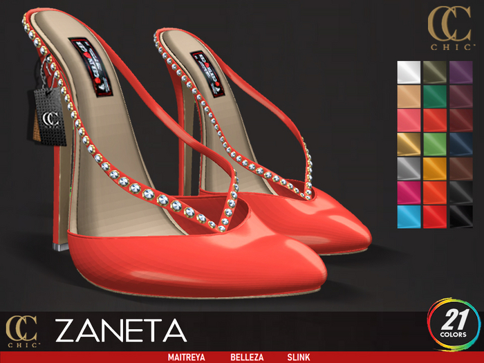 [CHIC] ZANETA STILETTOS HEELS