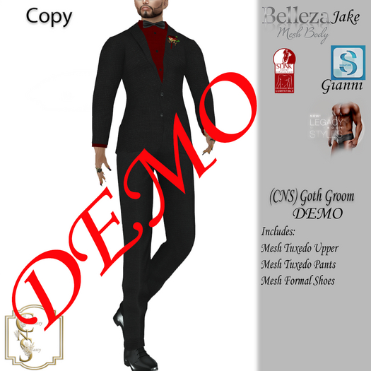 (CNS)Goth Groom DEMO  (Add to unpack)