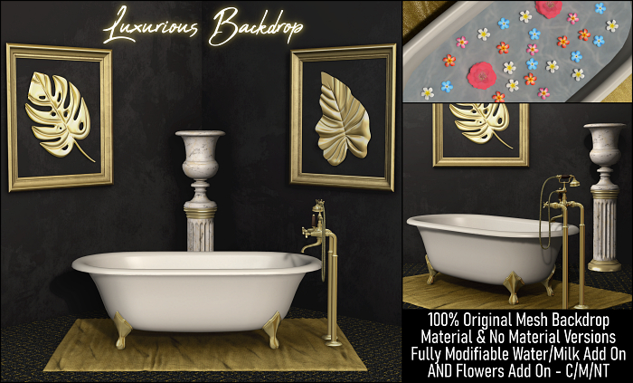 [piXit] Luxurious Backdrop - Gold