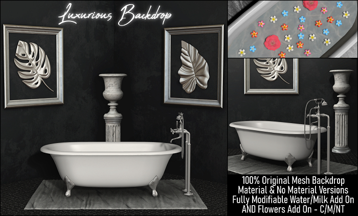 [piXit] Luxurious Backdrop - Silver