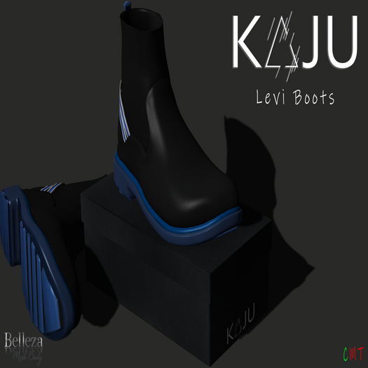 KAJU - Levi Boots - Blue