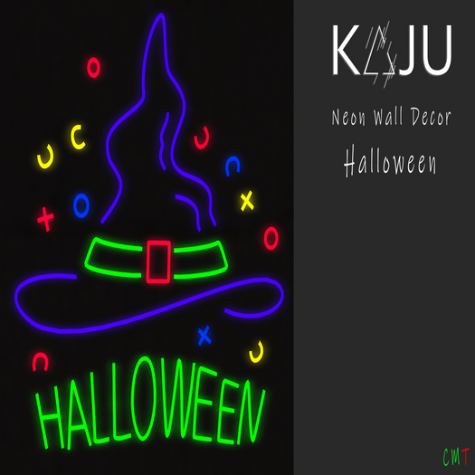 KAJU - Halloween NEON Wall Decor