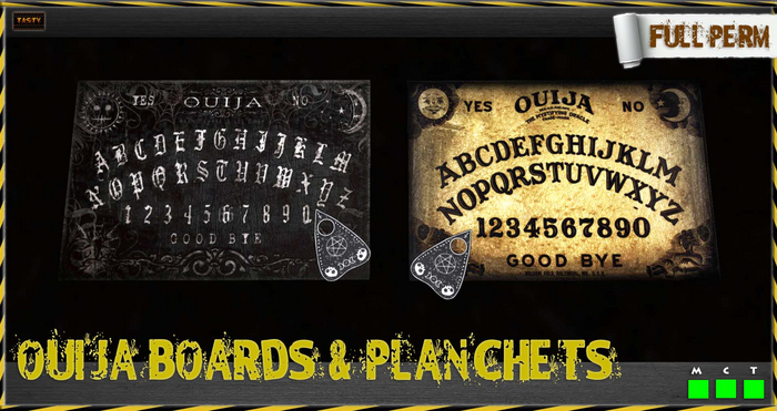 ..::Tasty::.. Ouija Boards //FULL PERM//   **add me**