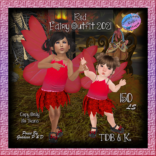 CDKB - Red Fairy Girls Outfit 2021