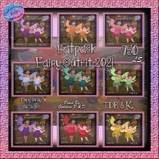 CDKB - Fairy Girls Outfit Fatpack 2021