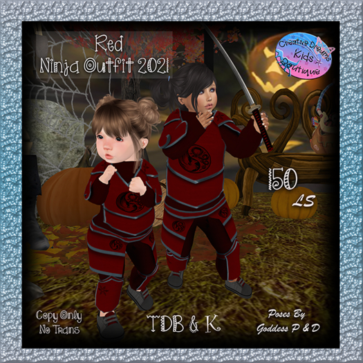 CDKB - Red Ninja Boys Outfit 2021