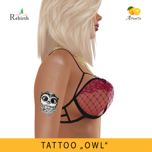 TATTOO  OWL - REBIRTH MAITREYA BELLEZA LEGACY TONIC