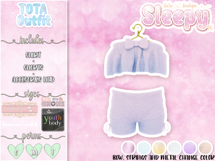 Sleepy. Tota Outfit Blue