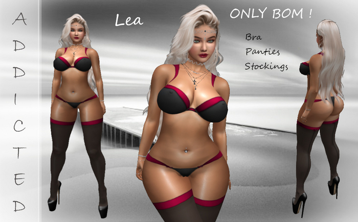 Addicted Lea Lingerie blackrouge BOM