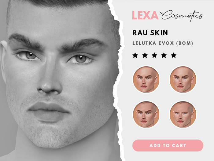 Lexa - Rau Skin Lelutka EvoX (Pearl) DEMO
