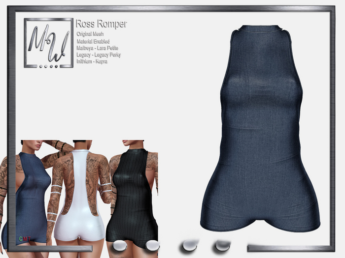 MW - Ross Romper - Blue (Add me)