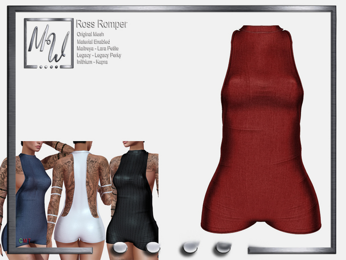 MW - Ross Romper - Red (Add me)
