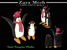 Zara Mesh - Xmas - Penguins Plushie - FULL PERM MESH