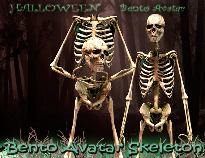 HALLOWEEN ::. Skeleton Avatar BENTO