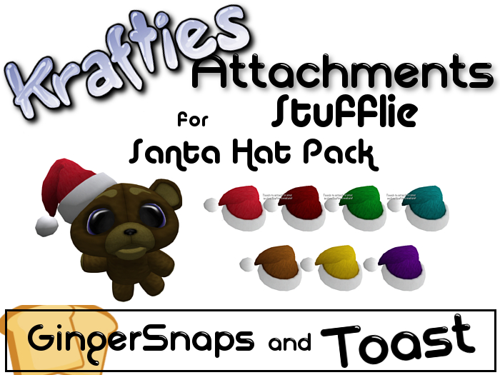 ^GT^ Santa Hat Pack for Stufflie-Delivery HUD